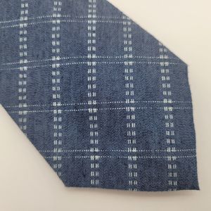 NWT Stafford Men's Blue Cotton Tie OS